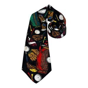 Surrey Men’s Neck Tie Golf Clubs Balls & Bags Putter